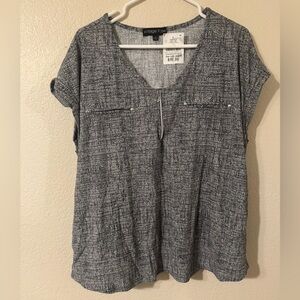 Heathered Gray Blouse